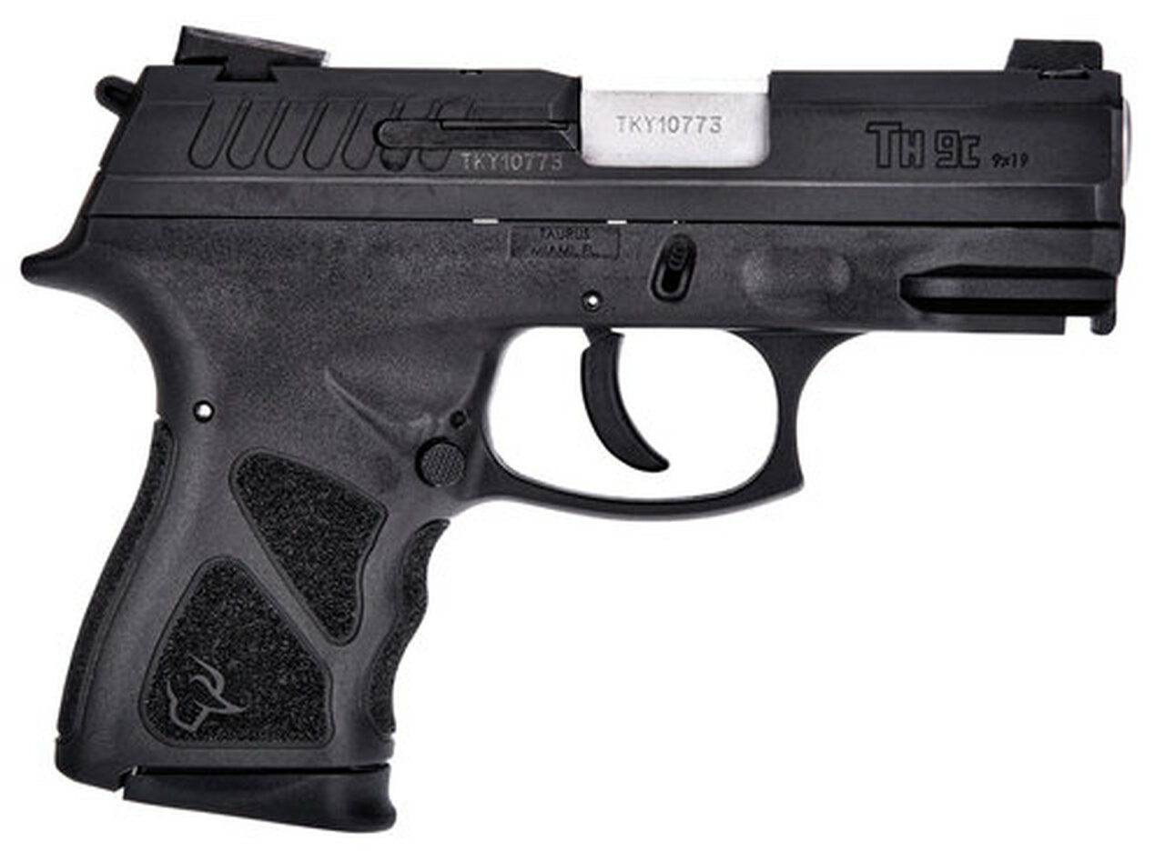 Taurus TH9C Compact 9mm 3.54″ Barrrel Black Polymer Grip 13rd Mag