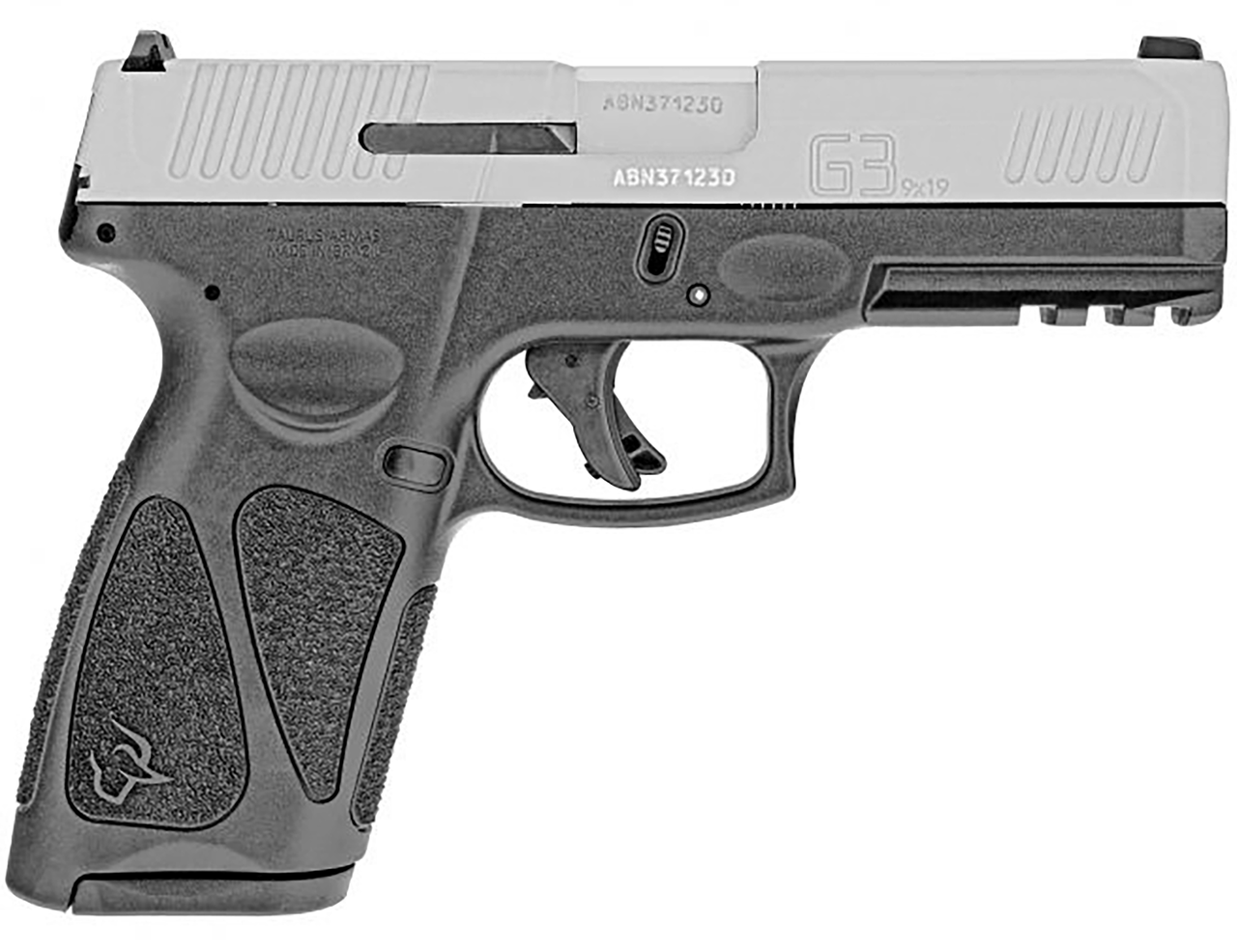 Taurus G3 9mm, 4″ Barrel, Manual Thumb Safety, Fixed Sights, Black, 15rd/17rd