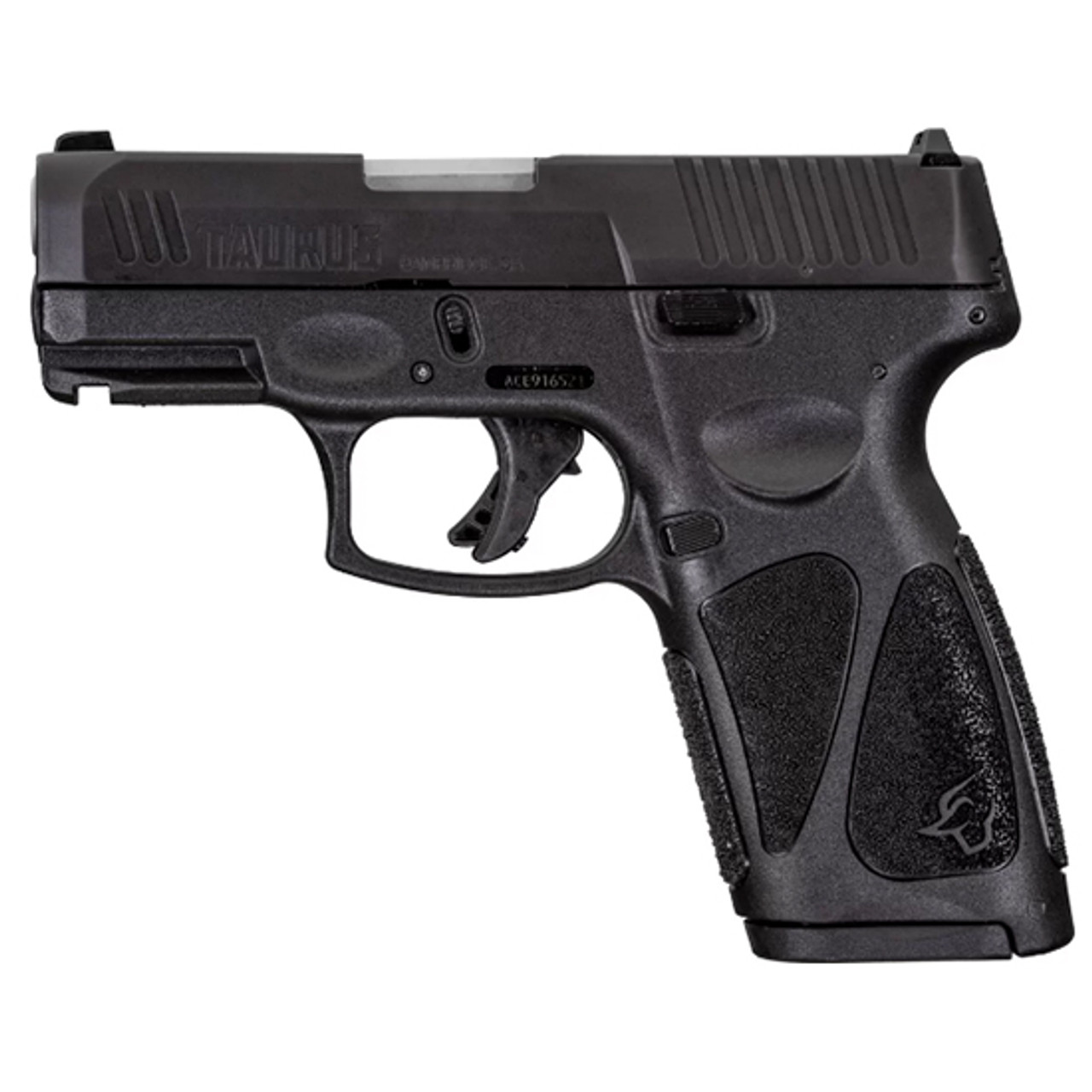 Taurus G3X Compact 9mm, 3.26″ Barrel, Matte Finish, Black, Fixed Front Sight, Drift Adj Rear Sight, Trig Safety, Picatinny Rail, 2x15rd Mags