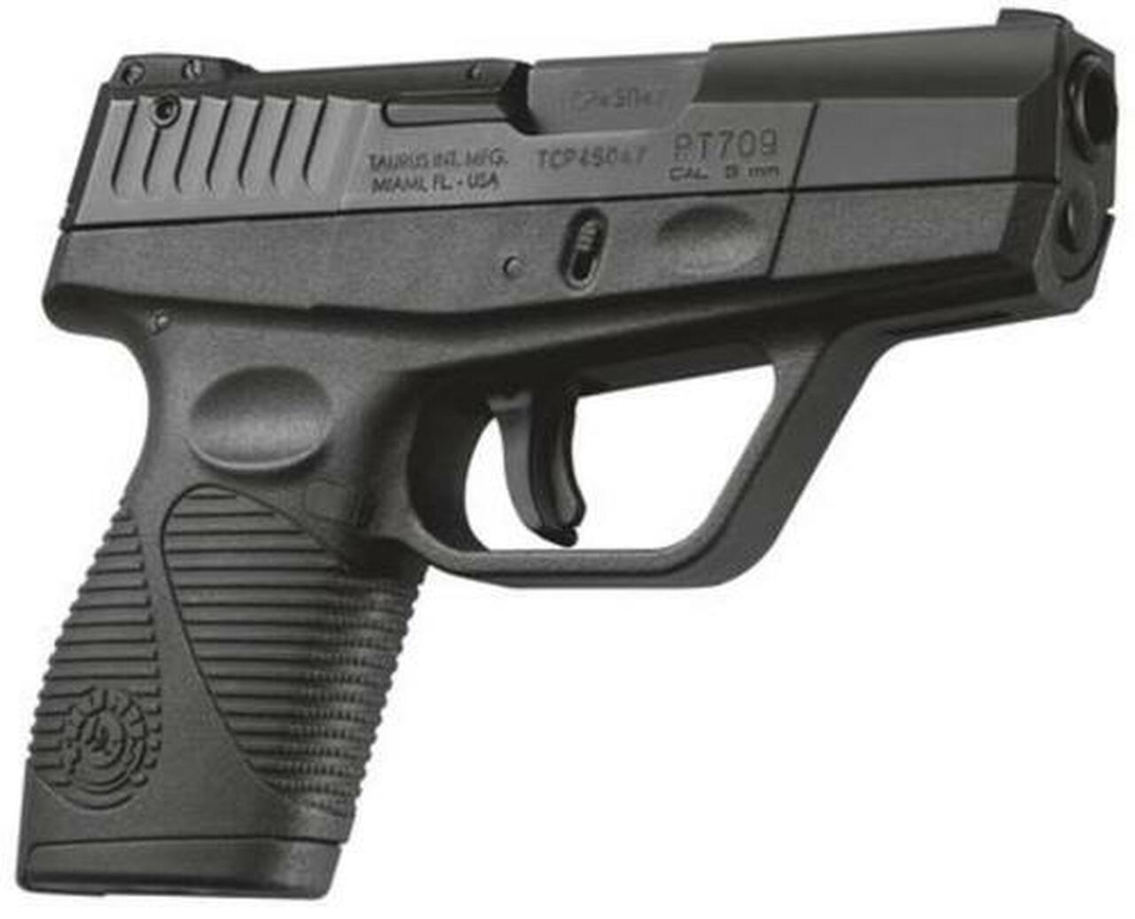 Taurus Slim 9mm, 3.2″ Barrel, Blue Finish, 7 Round, 1 Magazine