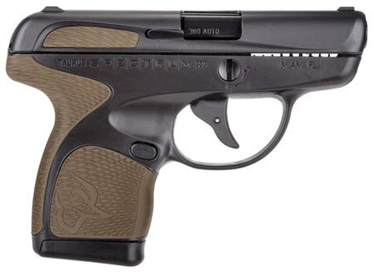 Taurus Spectrum, .380 ACP, 2.8″, 6/7rd, Flat Dark Earth/Black