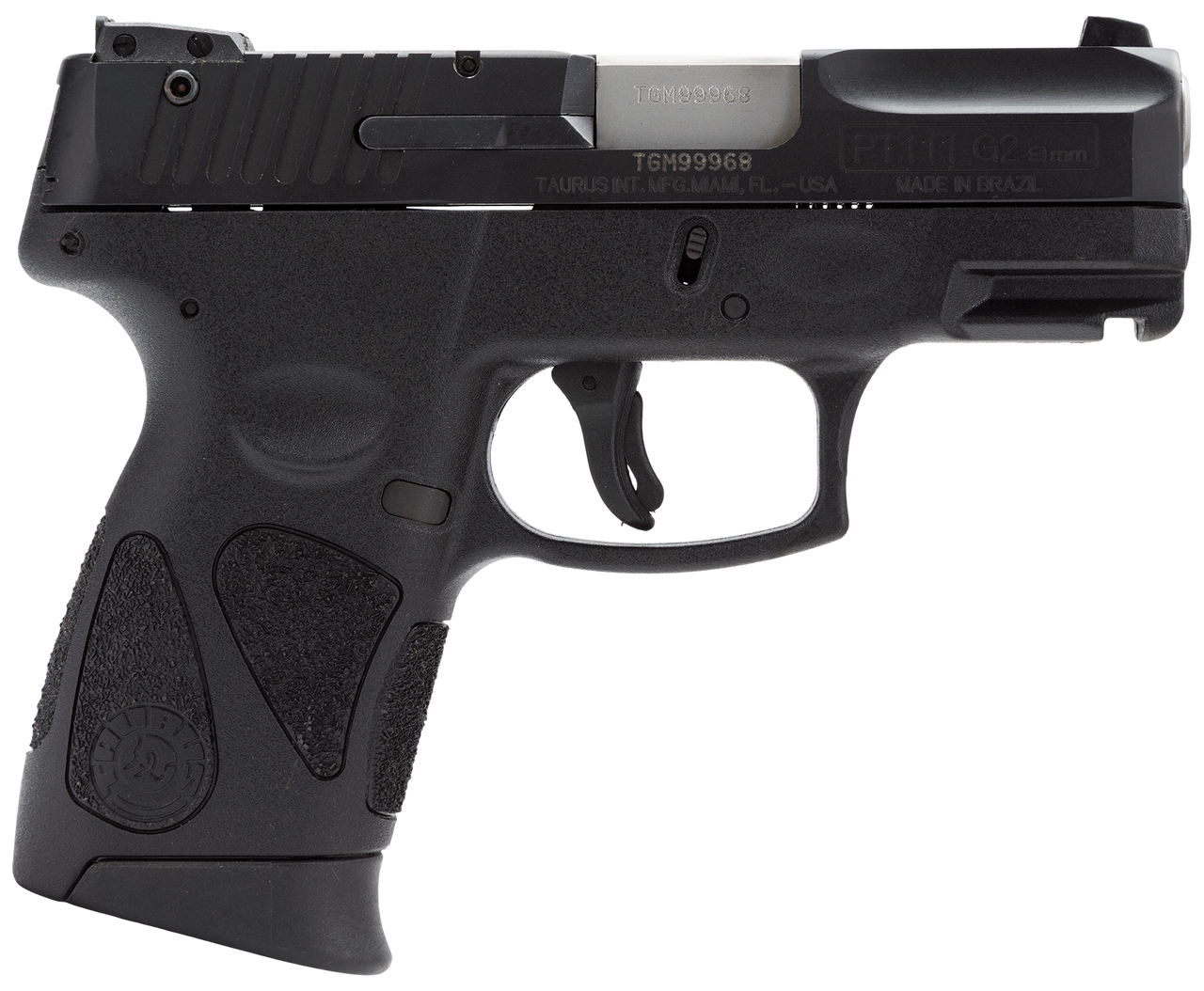 Taurus PT111 Millenium Pro G2, 9mm 3.25″ Barrel Black 12 Rnd Mag