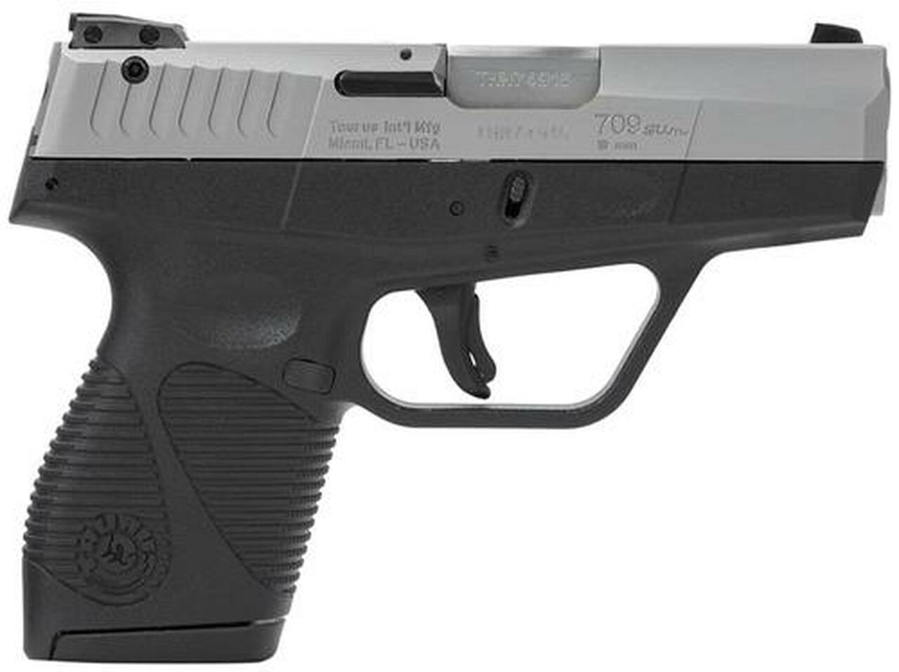 Taurus 709 Slim Single/Double 9mm 3″ Barrel, Black Polymer Grip Sta, 7rd