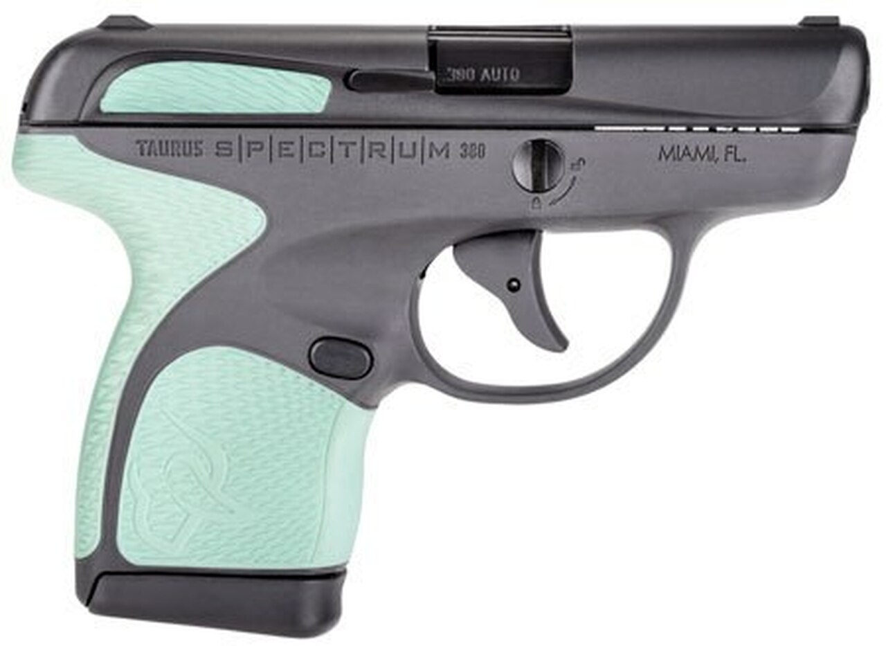 Taurus Spectrum, .380 ACP, 2.8″, 6/7rd, Black, Mint Accents