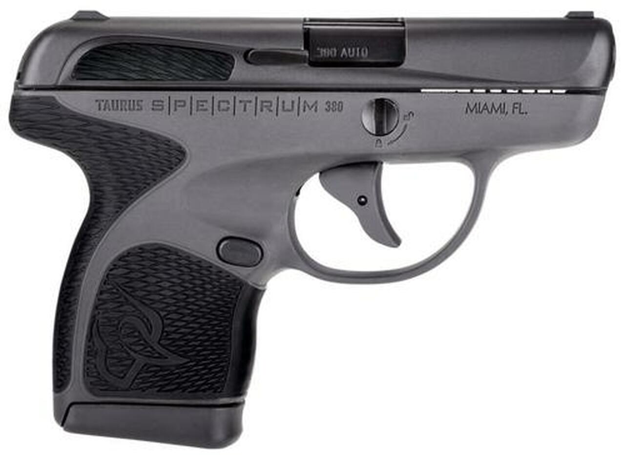 Taurus Spectrum .380 ACP, 2.8″, 6/7rd, Black Polymer Grip, Black
