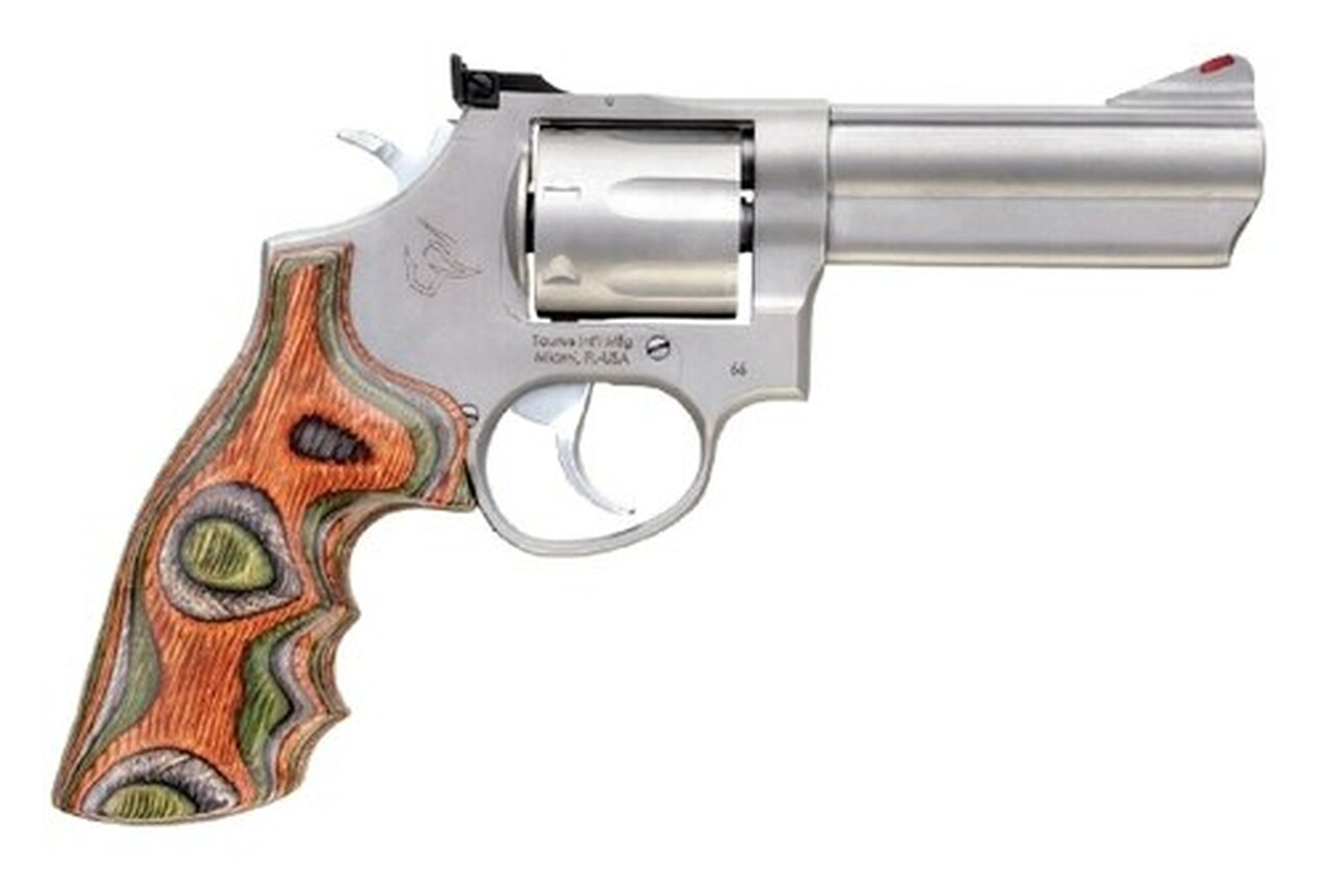 Taurus 66 357 Mag, 4″ Barrel, Hogue Lamo Grip, 7rd