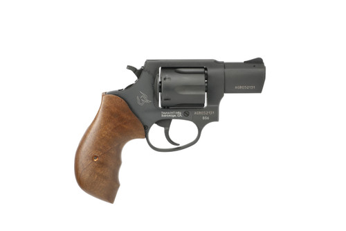 Taurus 856 38 Special, 2″ Barrel, CA Compliant, Black Frame/Cylinder, Walnut Grip, 6rd