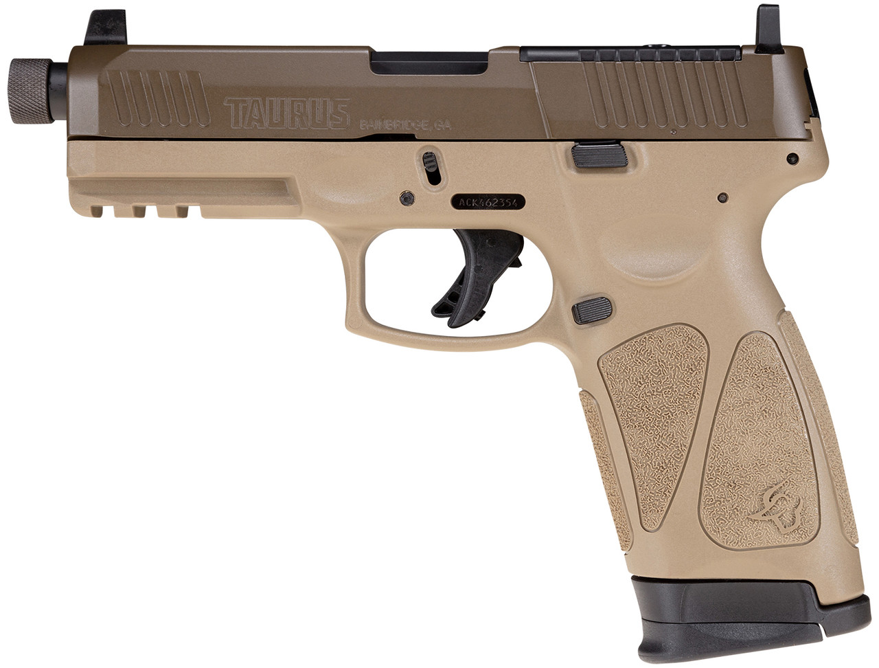 Taurus G3 9mm TORO, 4″ Threaded Barrel, FDE/Bronze, No Thumb Safety, 17rd