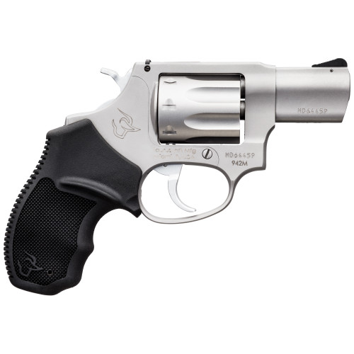 Taurus 942 Ultra-Lite 22 LR, 3″ Barrel, Stainless Steel, Black Polymer Grip, 8rd