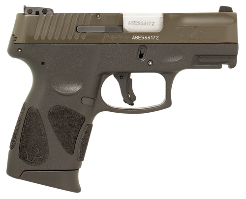 Taurus G2C 9mm, 3.26″ Barrel, Moss Green, Burnt Bronze Cerakote, 12rd