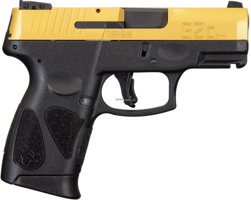 Taurus G2C 9mm, 3.26″ Barrel, Yellow Slide, Black Frame,10rd