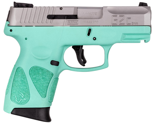 Taurus G2C Compact 9mm, 3.26″ Barrel, Cyan, Picatinny Rail, 12rd