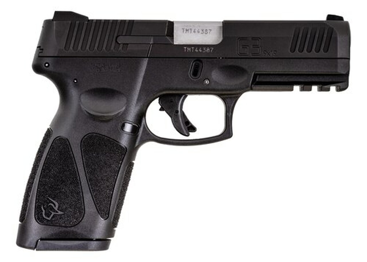 Taurus G3 9mm, 4″ Barrel, SA Restrike, Manual Safety, Black, 15rd/17rd Mag