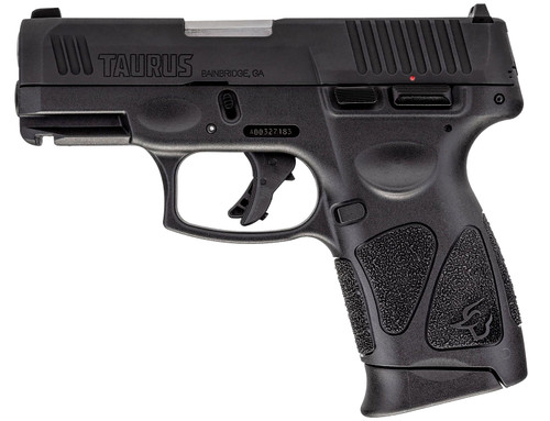 Taurus G3c 9mm, 3.26″ Barrel, Black, USA Holster, 12rd
