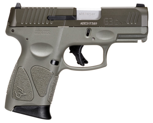 Taurus G3C Lipsey’s Edition 9mm, 3.2″ Barrel, Olive Drab Green, Polymer Frame, 12rd