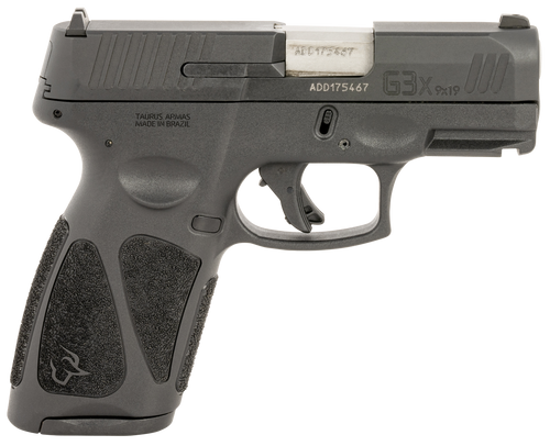 Taurus G3X Compact 9mm, 3.26″ Barrel, Black, Integrated Picatinny Rail, 10rd