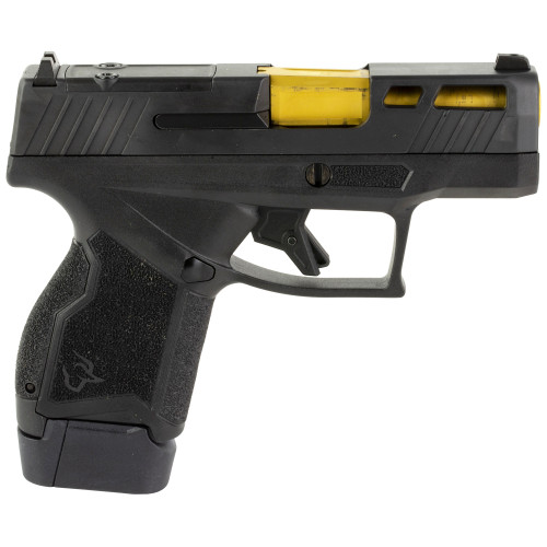Taurus GX4 Race 9mm, 3″ Gold Barrel, Black, Optic Ready, 13rd