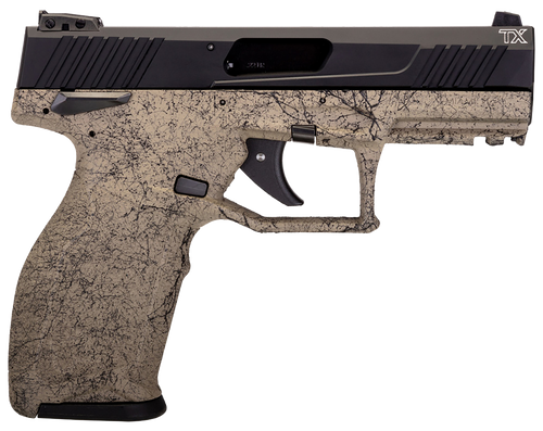 Taurus TX22 22 LR, 4″ Barrel, FDE with Black Splatter, 10rd