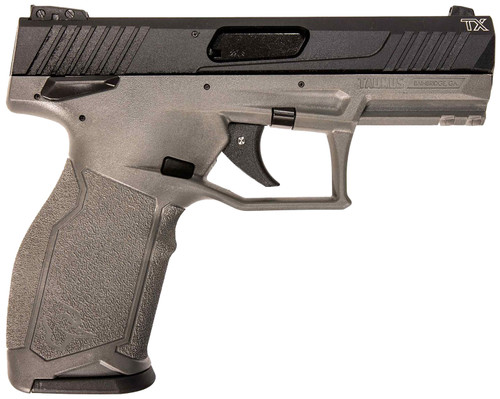 Taurus TX22 22 LR, 4″ Barrel, Gray Frame, Black Slide, 16rd