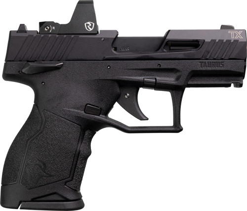 Taurus TX22C 22 LR, 3.6″ Threaded Barrel, Black, Riton Red Dot, 13rd