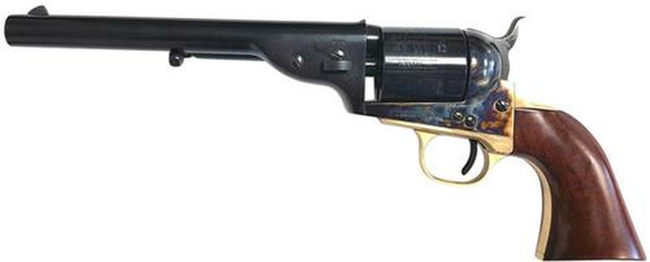 Taylor’s 1872 Open-Top Revolver, .45 Colt, 7.5″, 6rd, Walnut Navy Grips, Blued