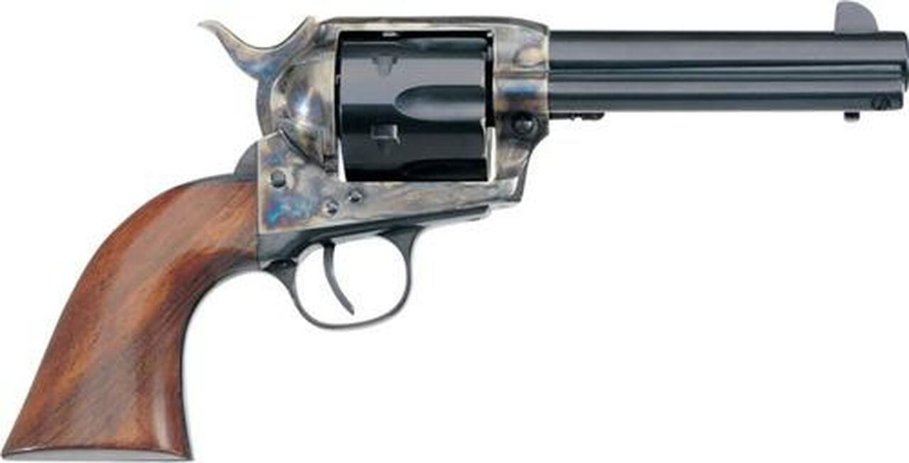 Taylor’s 1873 Cattleman Single .357 Mag, 4.75″, 6rd, Walnut/Blued
