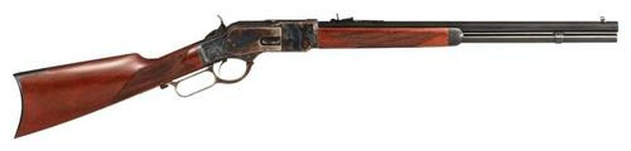 Taylor’s 1873 Comanchero Rifle, .45 Colt, 20″, Walnut Stock, Case Hardened