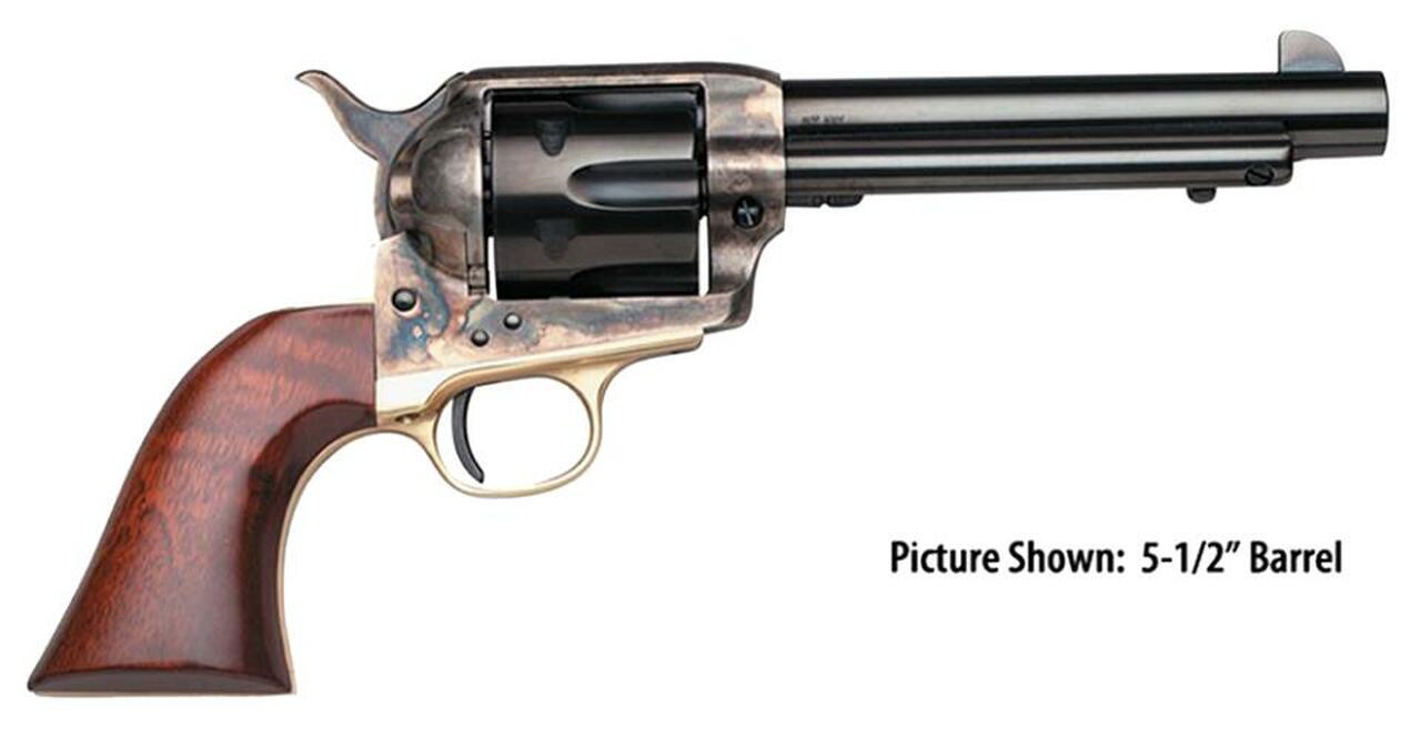 Taylor’s 1873 Ranch Hand 45 Colt 4.75″ 6rd Walnut CH Frame Blued