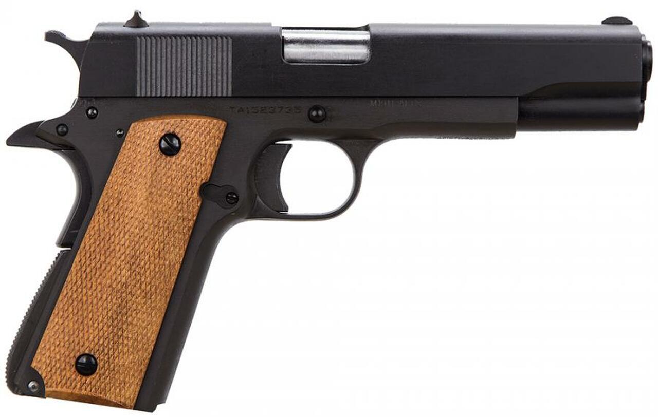 Taylor’s & Company 1911 Compact, .45 ACP, 3.63″ Barrel, Checkered-Walnut Grip, 7rd