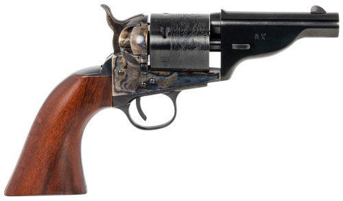 Taylors & Company The Hickok 45 Colt, 3.5″ Barrel, Case Hardened Frame, Walnut Grip, 6rd