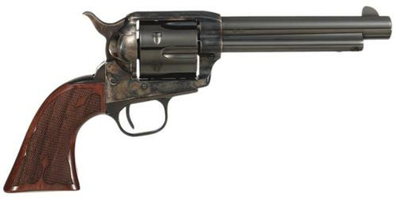 Taylor’s Gambler 45LC 5.5″ Barrel Walnut Grip CH Frame Blued