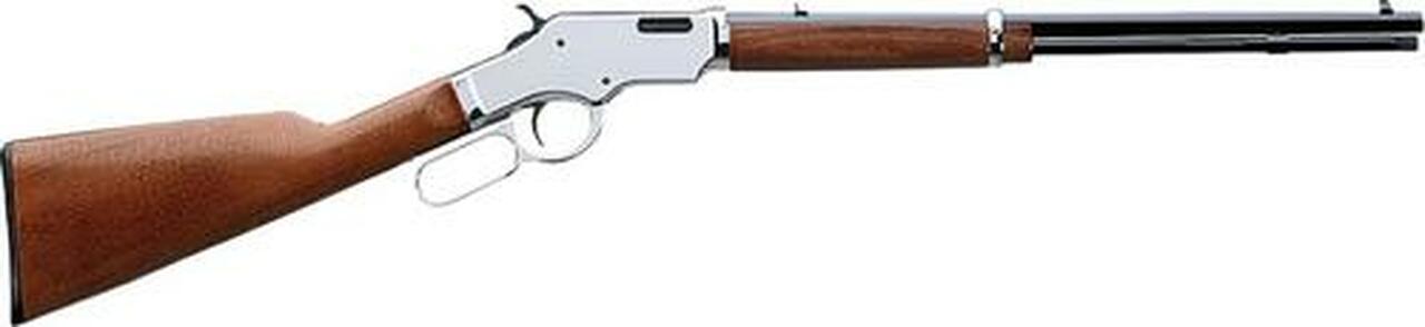 Taylor’s Uberti Scout Lever 22LR 19″ Barrel, Walnut Stock Chromed Rcvr/Blued Barr, 15rd