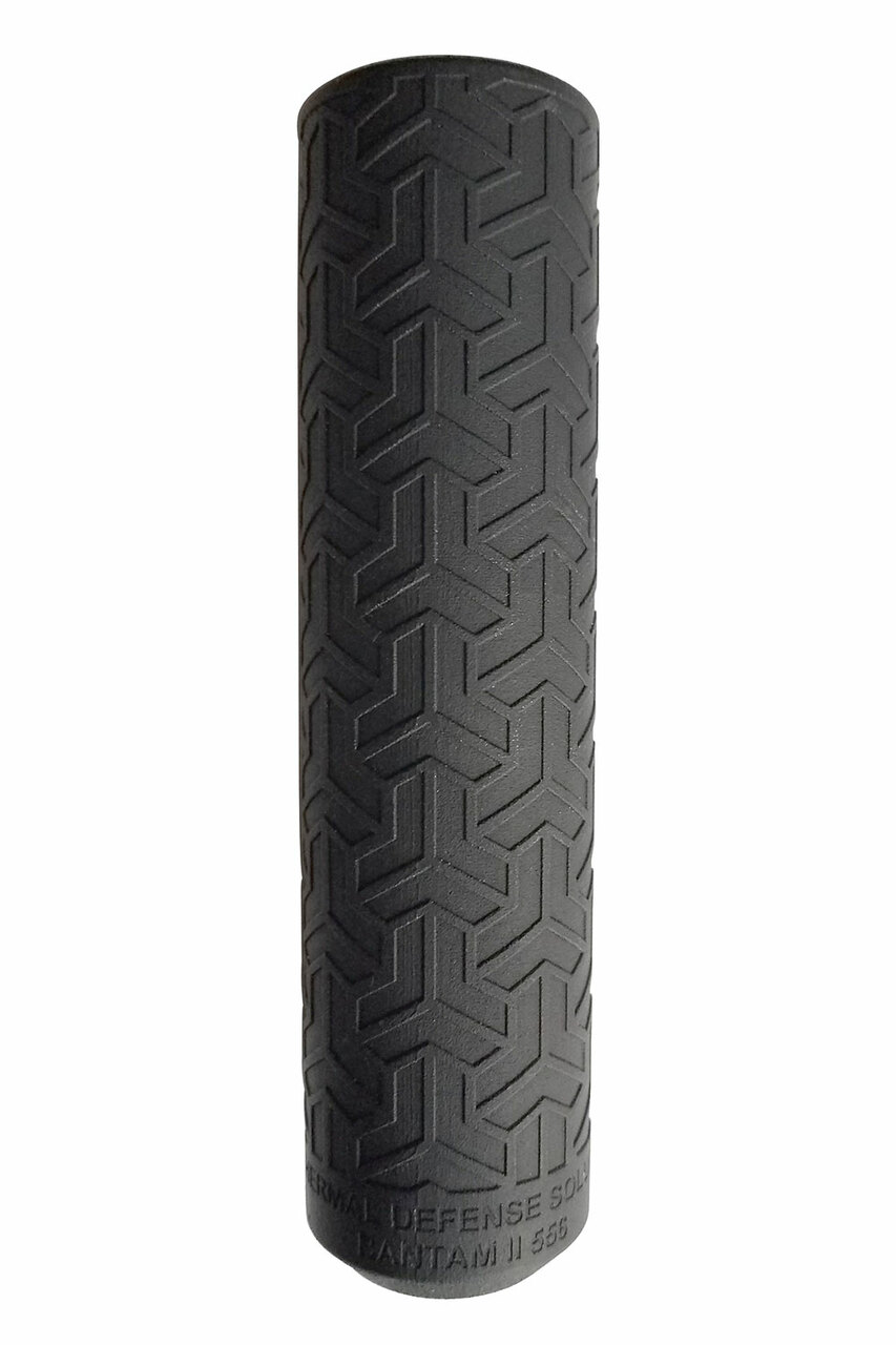 TDS Bantam Suppressor .22 Short to 5.56 NATO, 3.8″ Length, 1/2″-28 TPI, Black