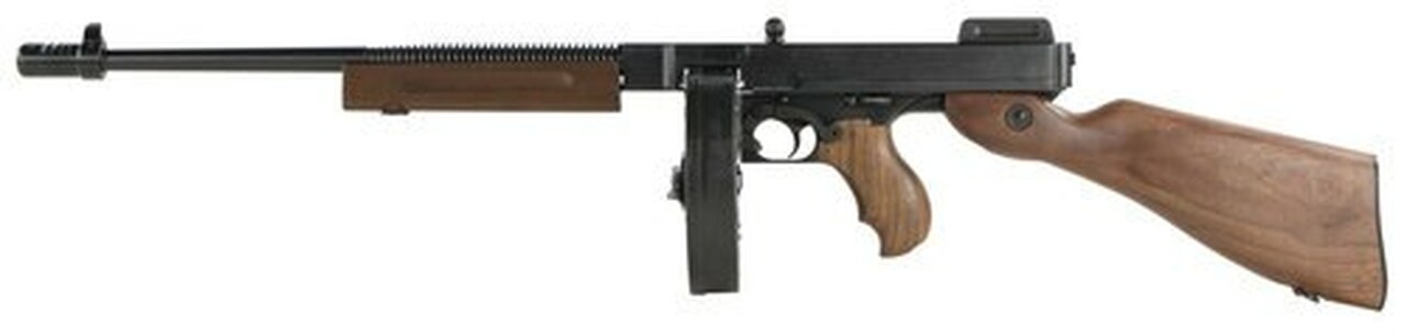 Thompson 1927-A1, 45 ACP, 18″ Barrel, 10rd, American Walnut Stock, Blued