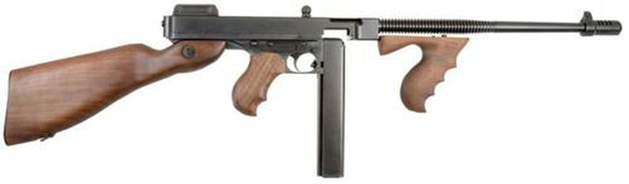 Thompson 1927 A1 Deluxe Carbine, 45 ACP, 16.5″, 20rd, Walnut Stock, Blued