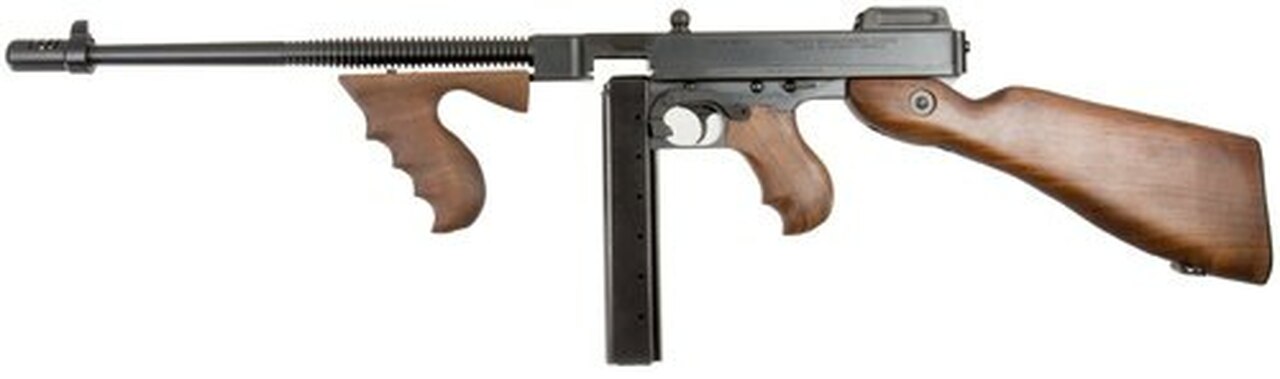 Thompson 1927 A1 Deluxe Carbine, 45 ACP, 16.5″, 20rd, Walnut Stock, Blued