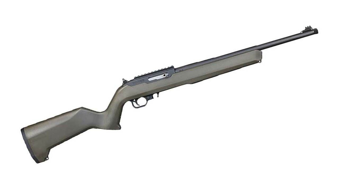 Thompson Center T/CR22 22 LR 17″ Barrel OD Green Stock 10rd Mag