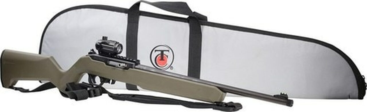 Thompson Center T/CR22 22 LR, 17″ Threaded Barrel, Magpul, TC-101 Red/Green Dot, Rifle Case & Sling, 10rd Mag