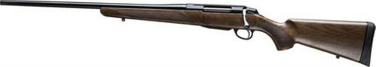 Tikka T3X Hunter Left-Handed, .308 Win, 22.4″, 3rd, Wood Stock, Blued