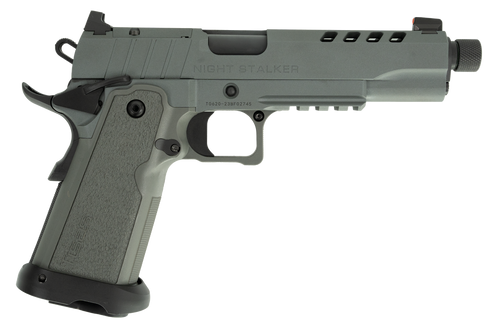 Tisas 1911 B9R Night Stalker 9mm, 5.55″ Threaded Barrel, Gray Cerakote, 17rd