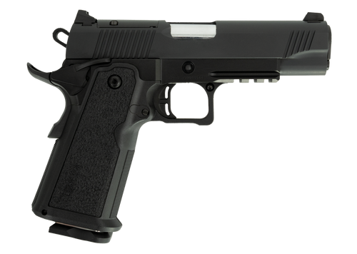 Tisas 1911 Carry DS 9mm, 4.25″ Barrel, Black Cerakote, Picatinny Rail, 17rd