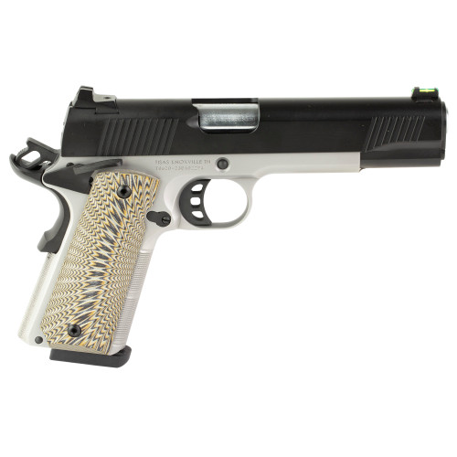 Tisas 1911 D10 10mm, 5″ Barrel, Carbon Steel Frame, Black Slide, G10 Grip, 8rd
