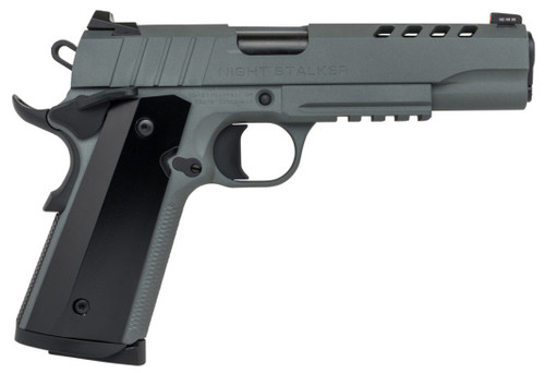 Tisas 1911 Night Stalker 10mm, 5″ Barrel, Gray Cerakote, 8rd
