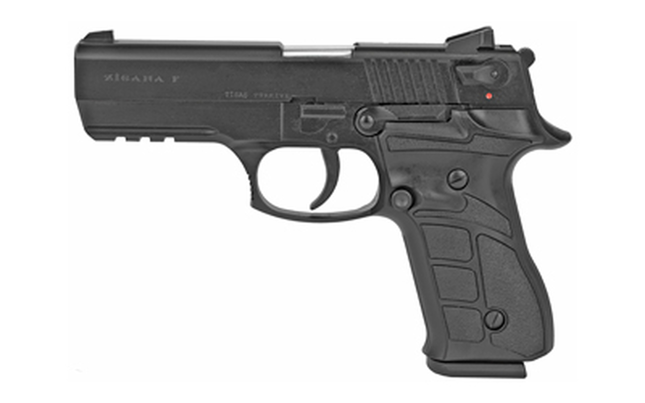 Tisas Zigana F 9mm, 4.6″ Barrel, Black, 2x 15rd
