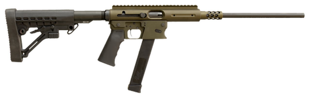 TNW Aero Survival 9mm, 16.25″ Barrel, Collapsible Stock, Olive Drab Green