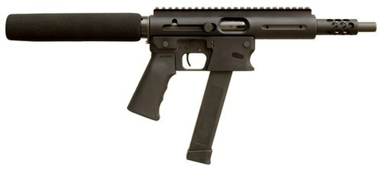 TNW Aero Survival 9mm, 8″ Barrel, 33rd, Buffer Tube, Black