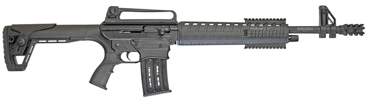TR Imports Tac AR-12 12 Ga, 19.5″ Barrel, 3″, Adj. Front, Black, 5rd