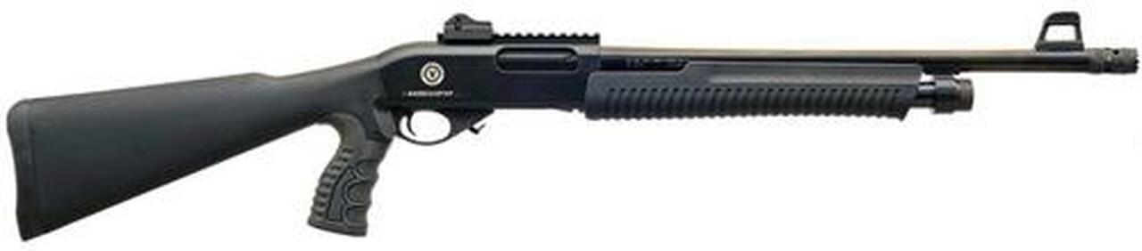 TR Imports Tactical Pump Shotgun, 12Ga, 5-Shell Magazine;18.5″ Barrel Door-Breaker Muzzle Brake 5rd