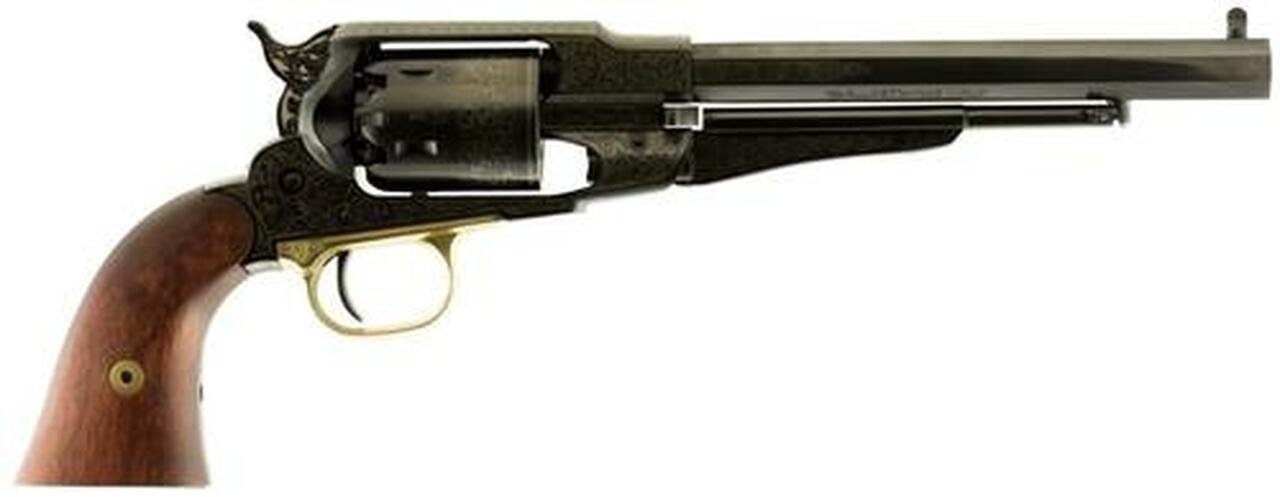 Traditions 1858 Army Engraved Revolver (Inline) 44 Black Powder 8″ OB