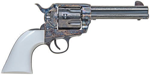 Traditions 1873 Froniter 45 Colt, 4.75″ Barrel, White PVC Grip, 6rd